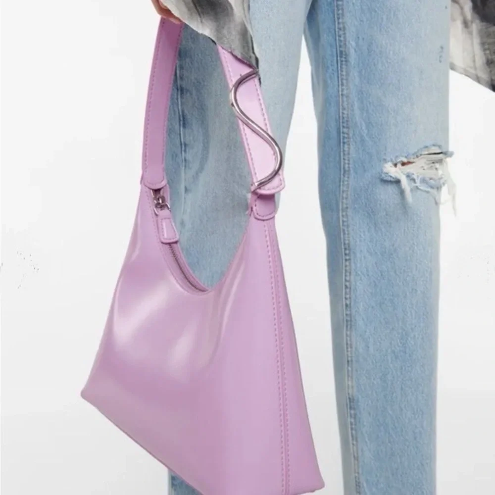 STAUD Scotty Leather Bag - Lavender